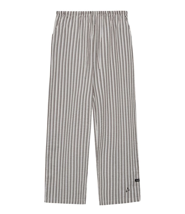 NEB cotton stripe pants (brown)