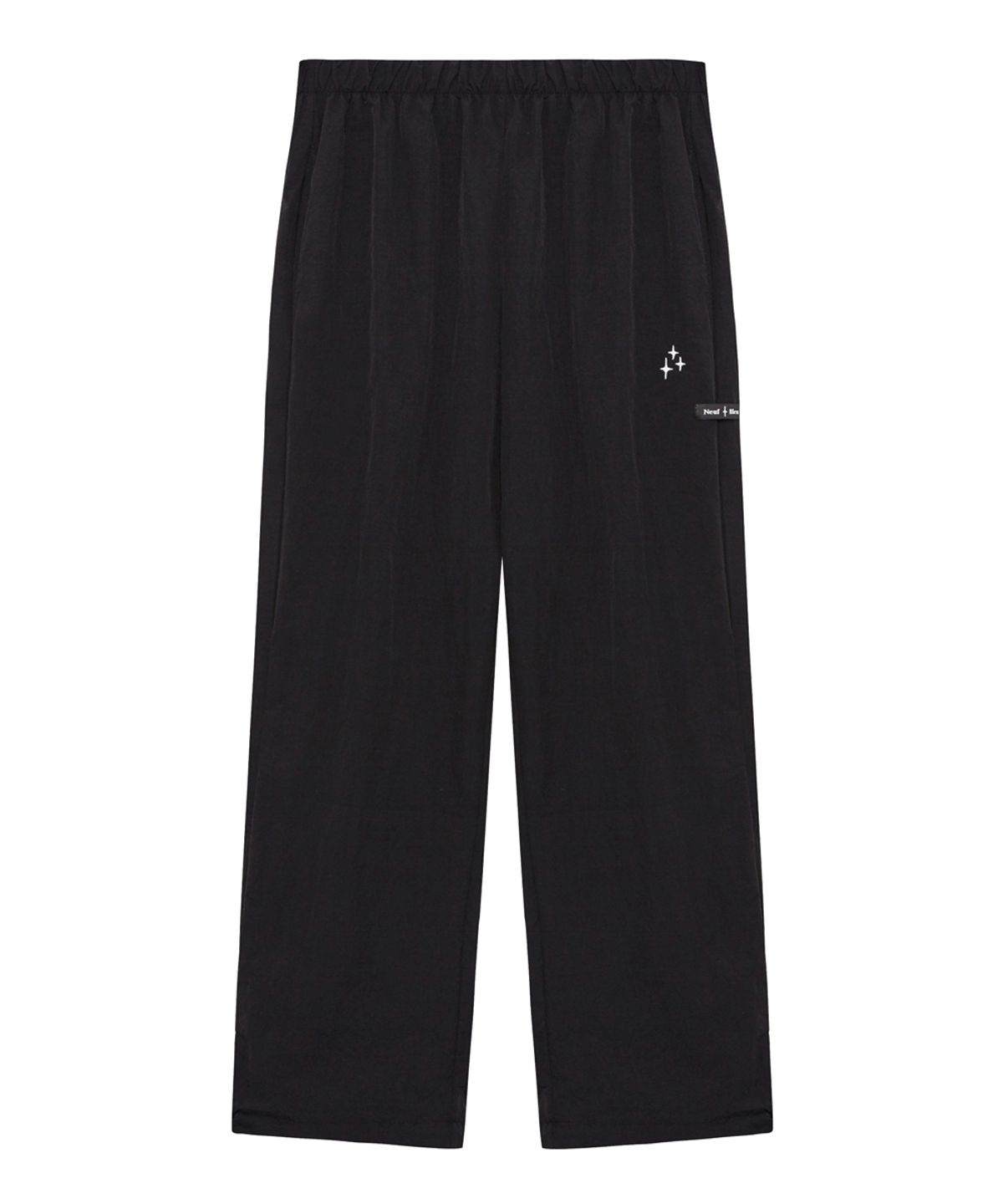 누프에블루(NEUFETBLEU) NEB nylon string pants (black)