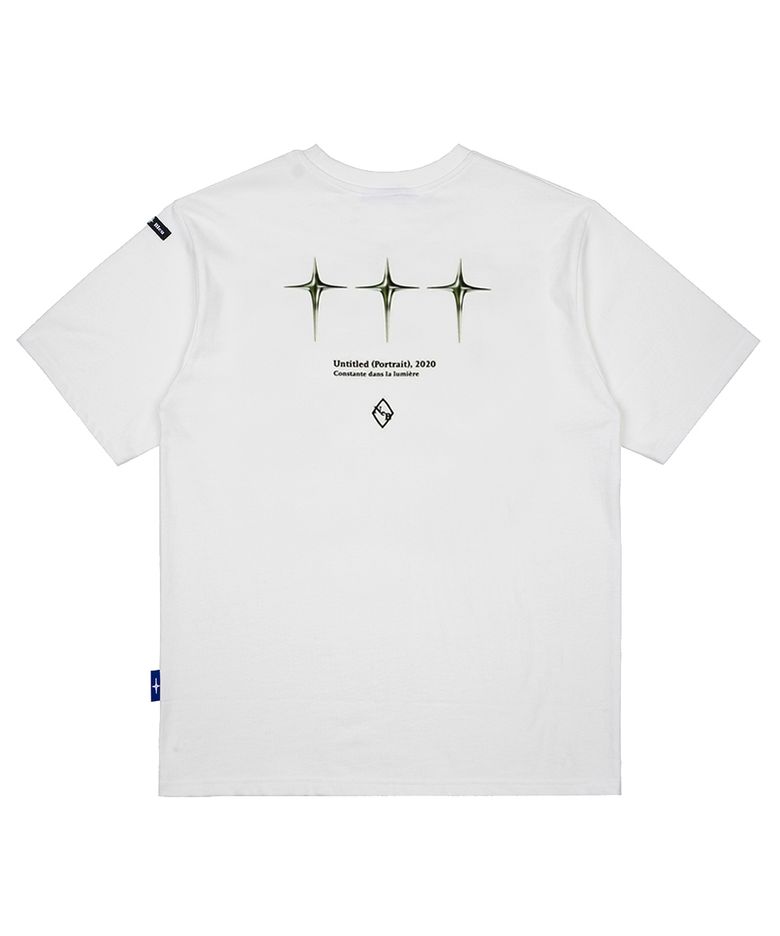 NEB silver lightning tee (off-white)