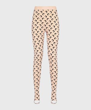 (W) 문 프린티드 저지 스터럽 레깅스 탠 MOON PRINTED JERSEY STIRRUP LEGGINGS