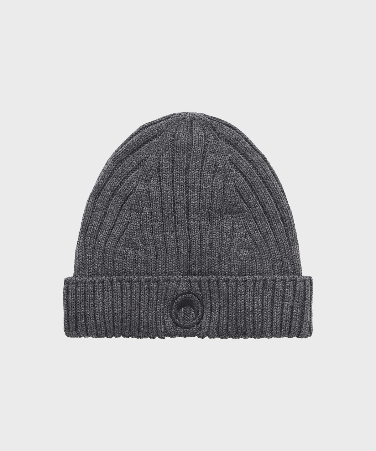 마린 세르(MARINE SERRE) (U) 문 로고 니트 비니 라이트 그레이 MOON LOGO KNIT BEANIE