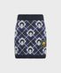 (W) 문 아가일 니트 미니 스커트 블랙 MOON ARGYLE KNIT MINI SKIRT