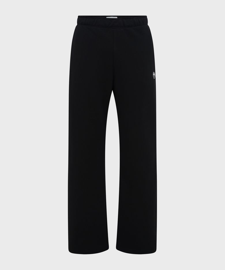 (U) 문 로고 플리스 스웨트팬츠 네이비 MOON LOGO FLEECE SWEATPANTS