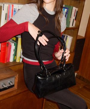 라모백 미디움 블랙 Ramo bag medium Black