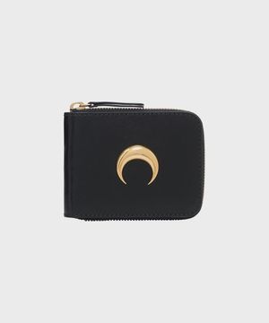 (U) 베지터블 레더 월렛 블랙 VEGETABLE LEATHER WALLET