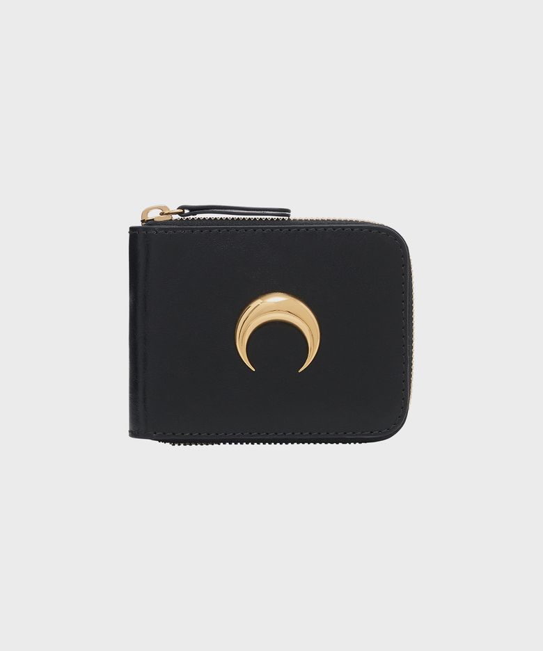 (U) 베지터블 레더 월렛 블랙 VEGETABLE LEATHER WALLET