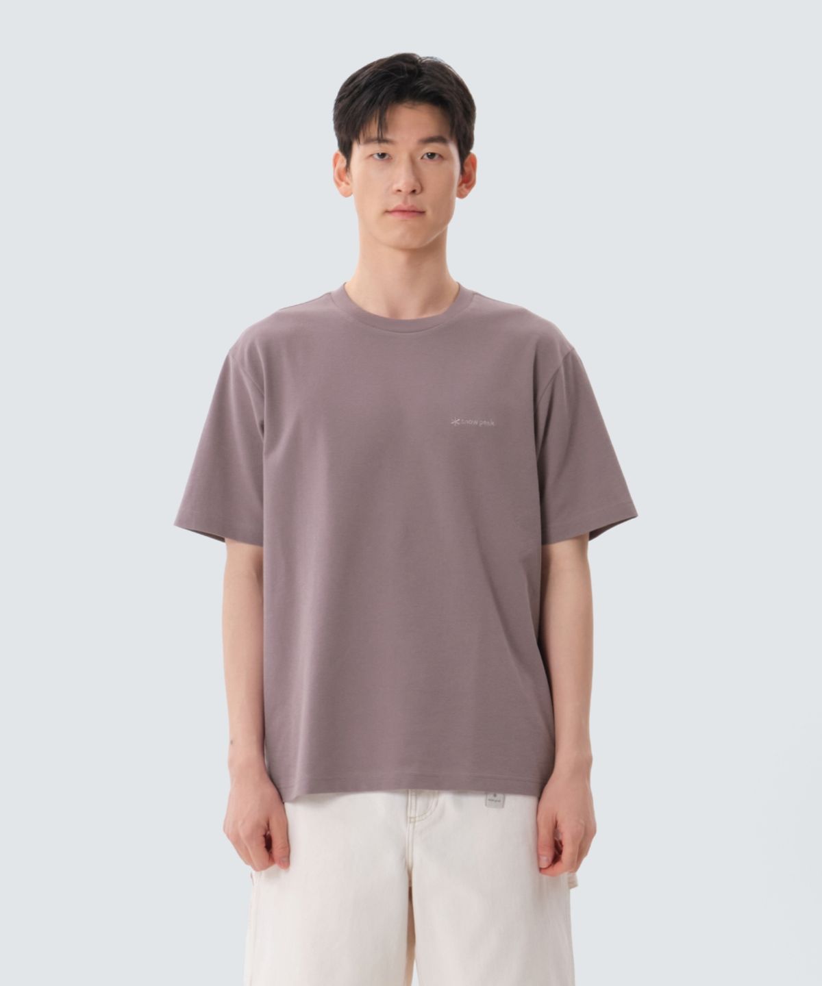 스노우피크 어패럴(SNOWPEAK APPAREL) 소로나 베이직 반팔 티셔츠 (S25MMFTS04) Dusty Violet