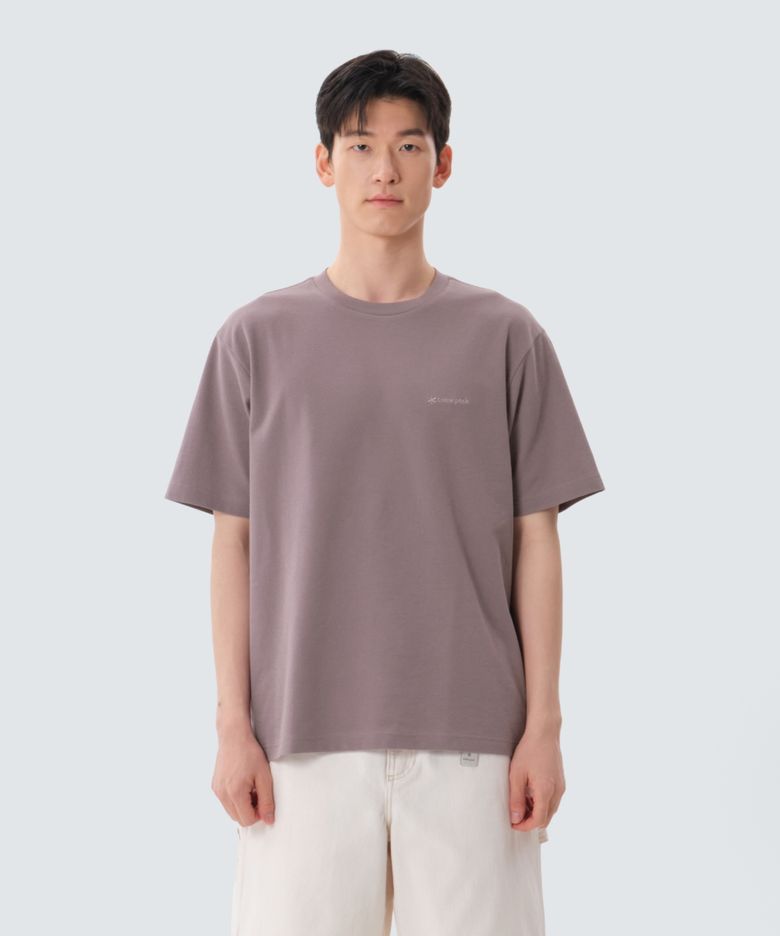 소로나 베이직 반팔 티셔츠 (S25MMFTS04) Dusty Violet