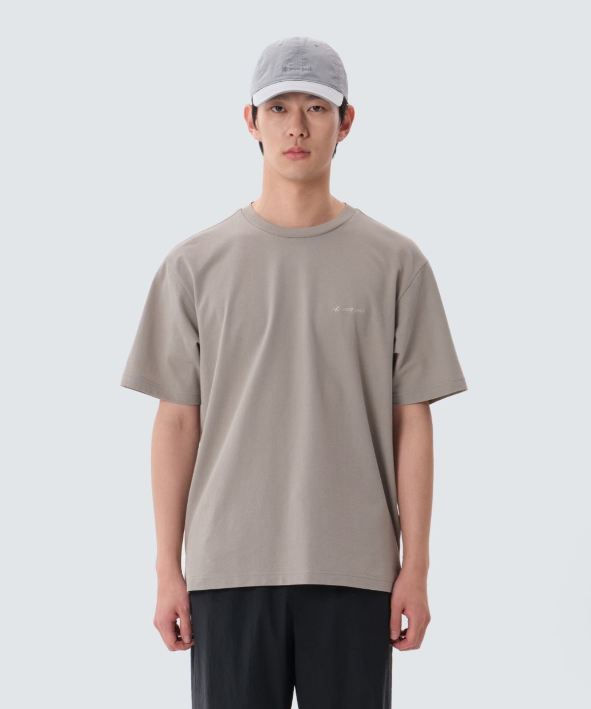 스노우피크 어패럴(SNOWPEAK APPAREL) 소로나 베이직 반팔 티셔츠 (S25MMFTS04) Gray