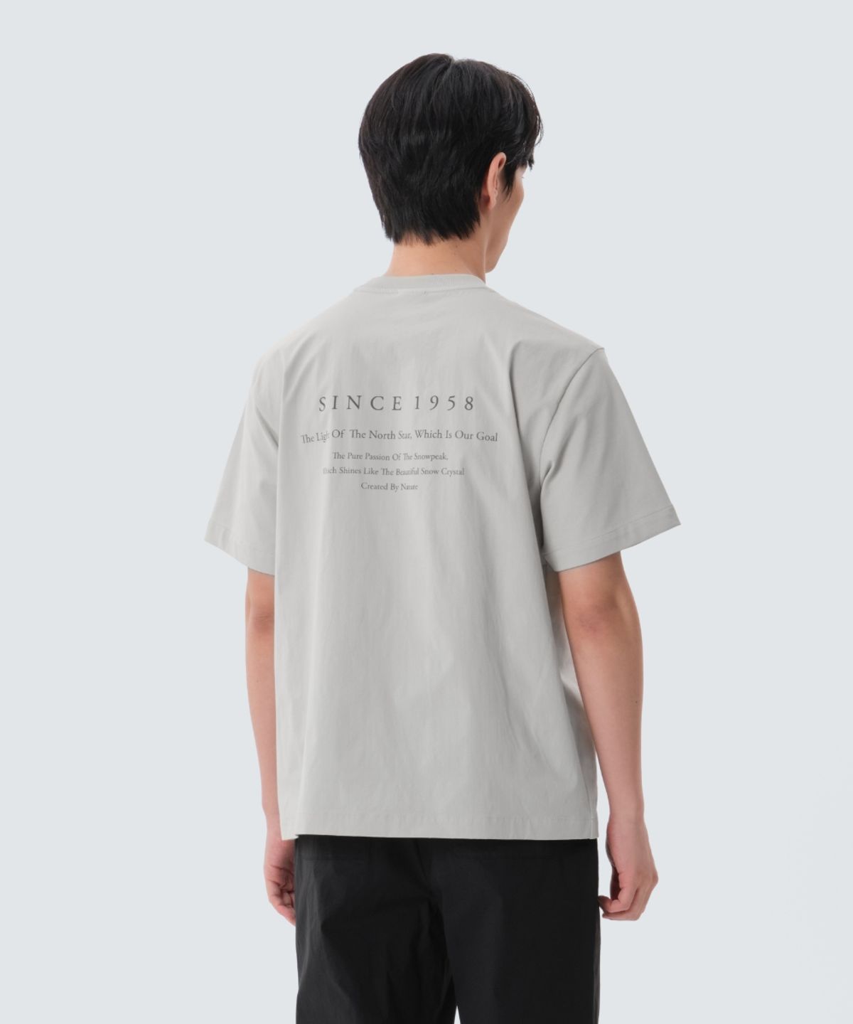 스노우피크 어패럴(SNOWPEAK APPAREL) 워크 하이브리드 반팔 티셔츠 (S25MMFTS56) Light Beige
