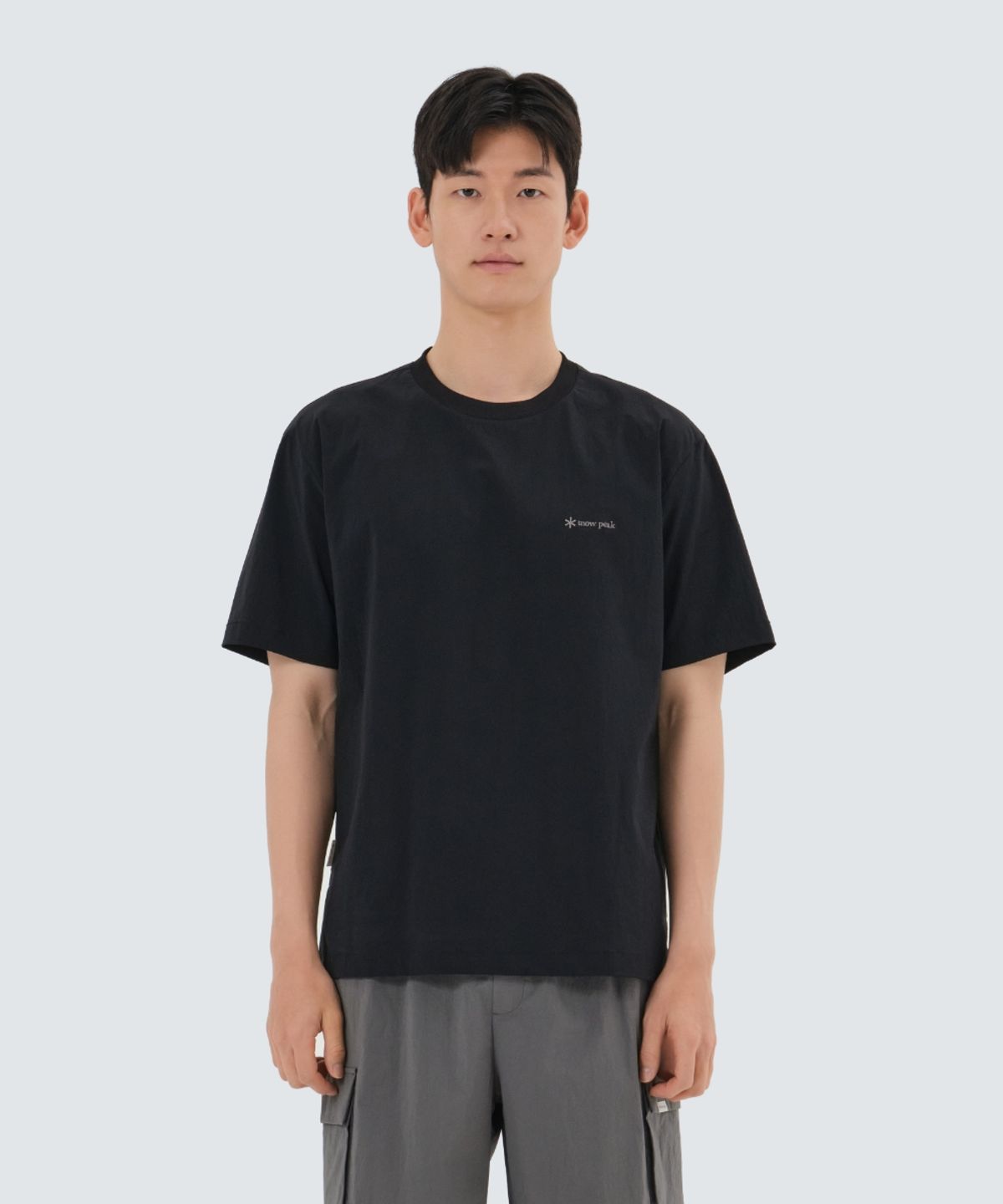 스노우피크 어패럴(SNOWPEAK APPAREL) 루트 베이직 반팔 티셔츠 (S25MURTS80) Black