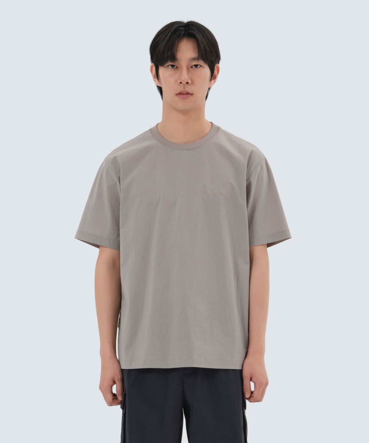 스노우피크 어패럴(SNOWPEAK APPAREL) 루트 베이직 반팔 티셔츠 (S25MURTS80) Fog Gray