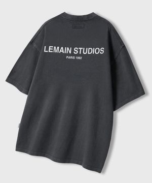 백 포인트 스튜디오 오버핏 반팔 티_5COLOR