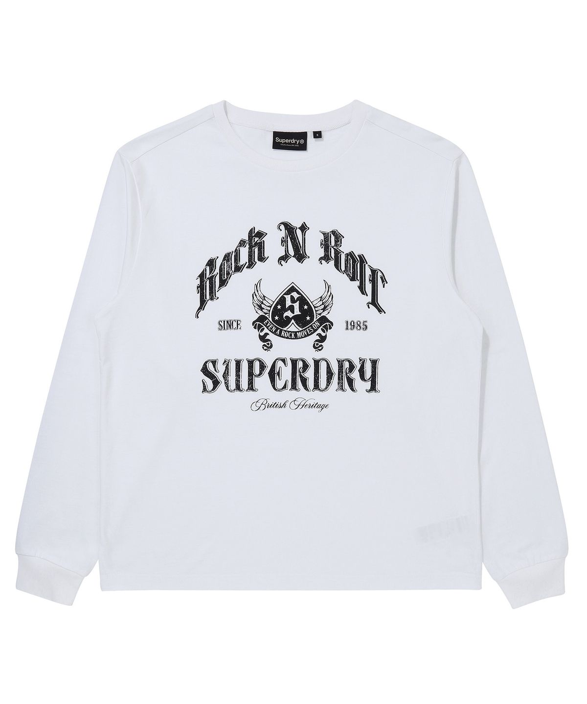 슈퍼드라이(SUPERDRY) W 락앤롤 롱슬리브 화이트