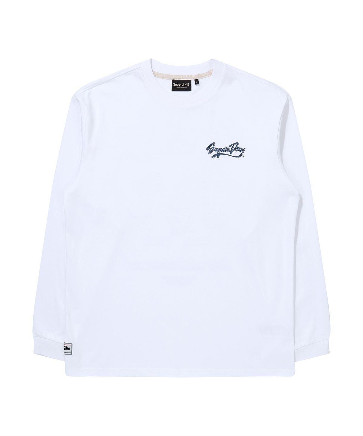 슈퍼드라이(SUPERDRY) 레이서 롱슬리브 화이트