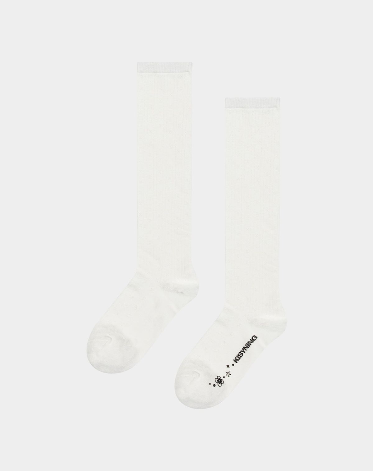 키시닝(KISYNING) Vintage Made Lace Socks (White)