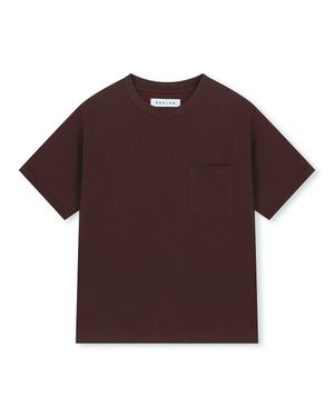 SLIM FIT T-SHIRT BURGUNDY