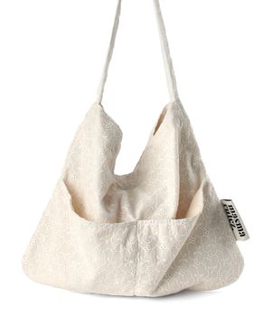 Rabbit eco bag_Lace flower