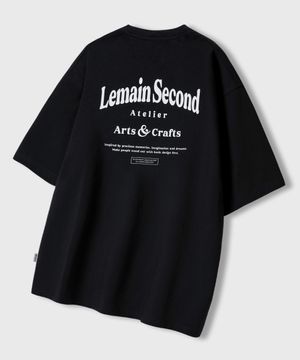 백 포인트 아뜰리에 오버핏 반팔 티_4COLOR