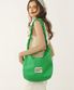 Nylon 2way shirring hobo bag_Green