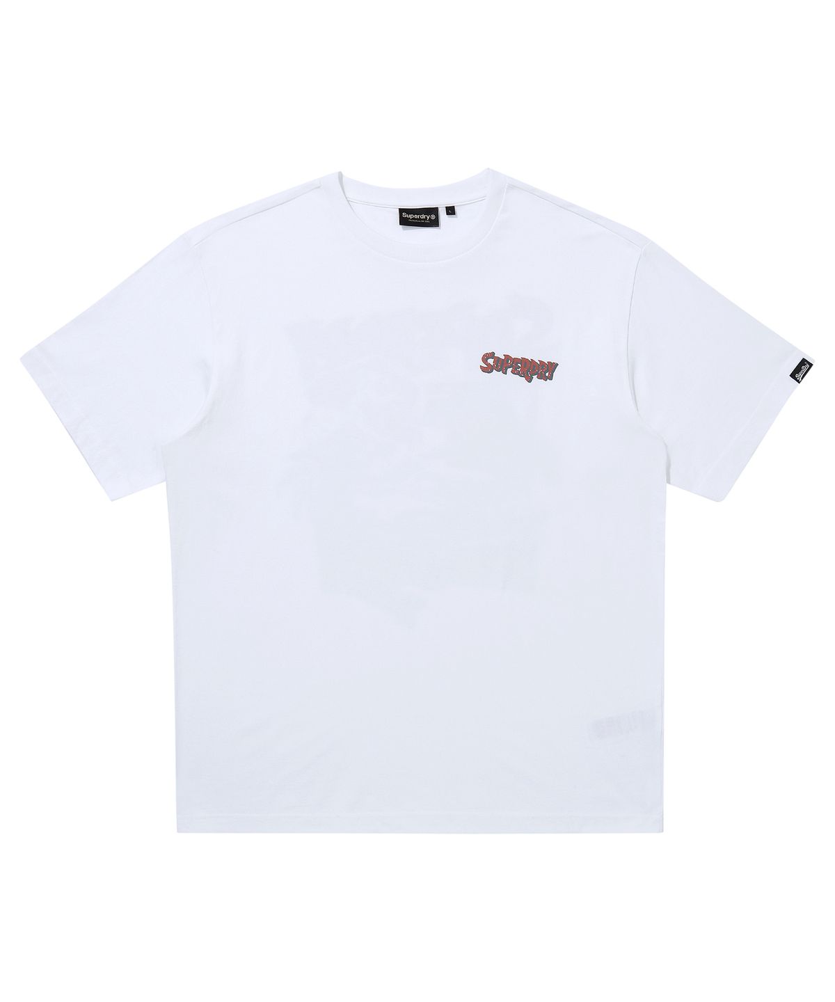 슈퍼드라이(SUPERDRY) 스케이팅 티셔츠 화이트