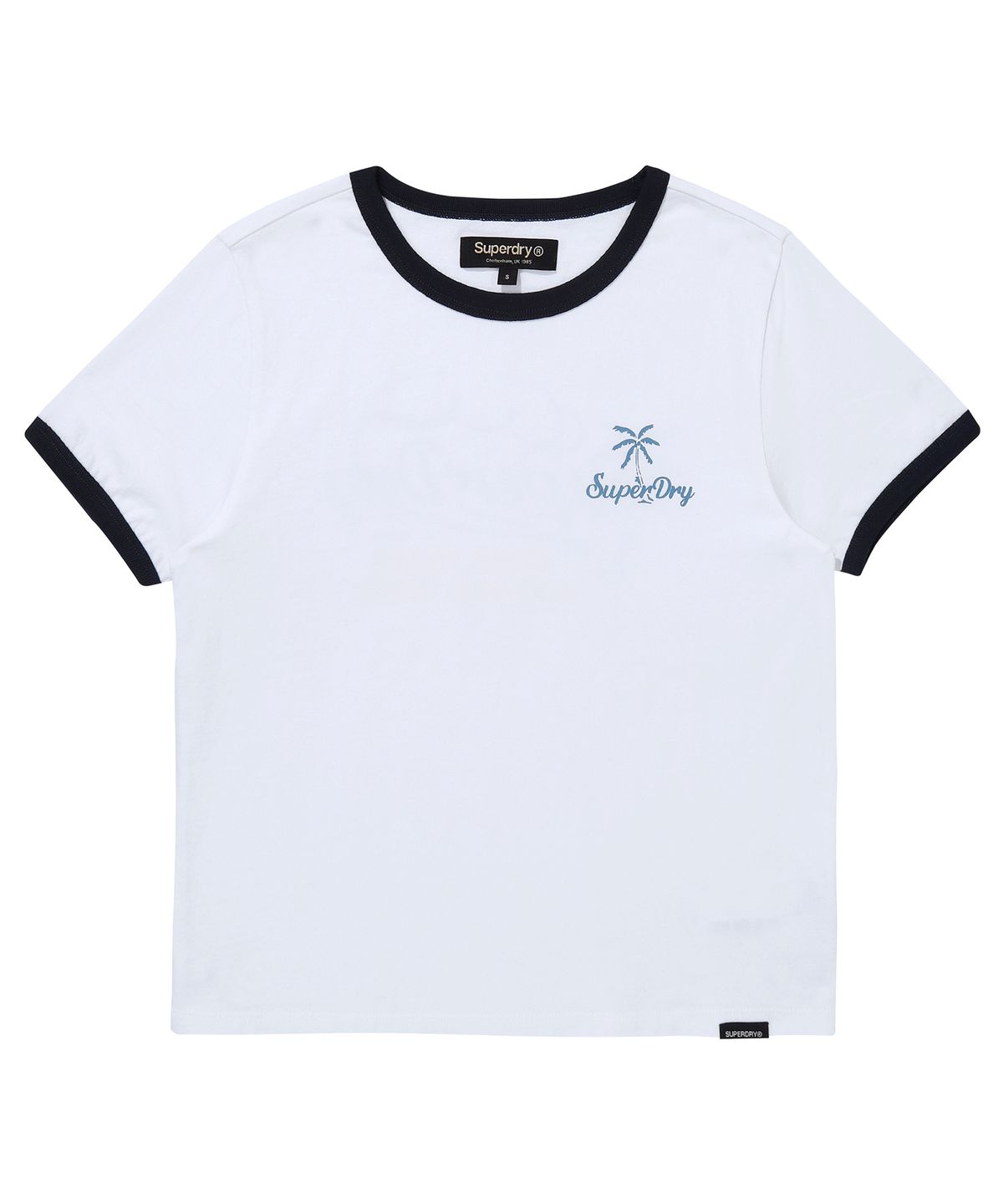 슈퍼드라이(SUPERDRY) W 서머 링거 티셔츠 화이트