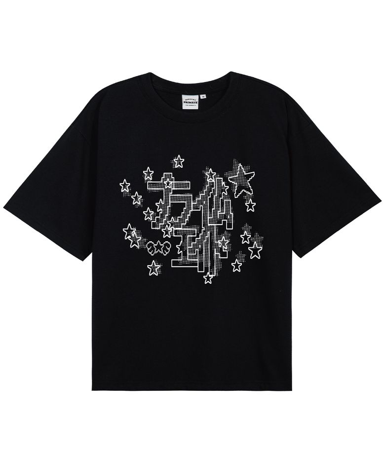 [COOL COTTON] KIRAKIRA 오버핏 반팔티셔츠 9 COLORS