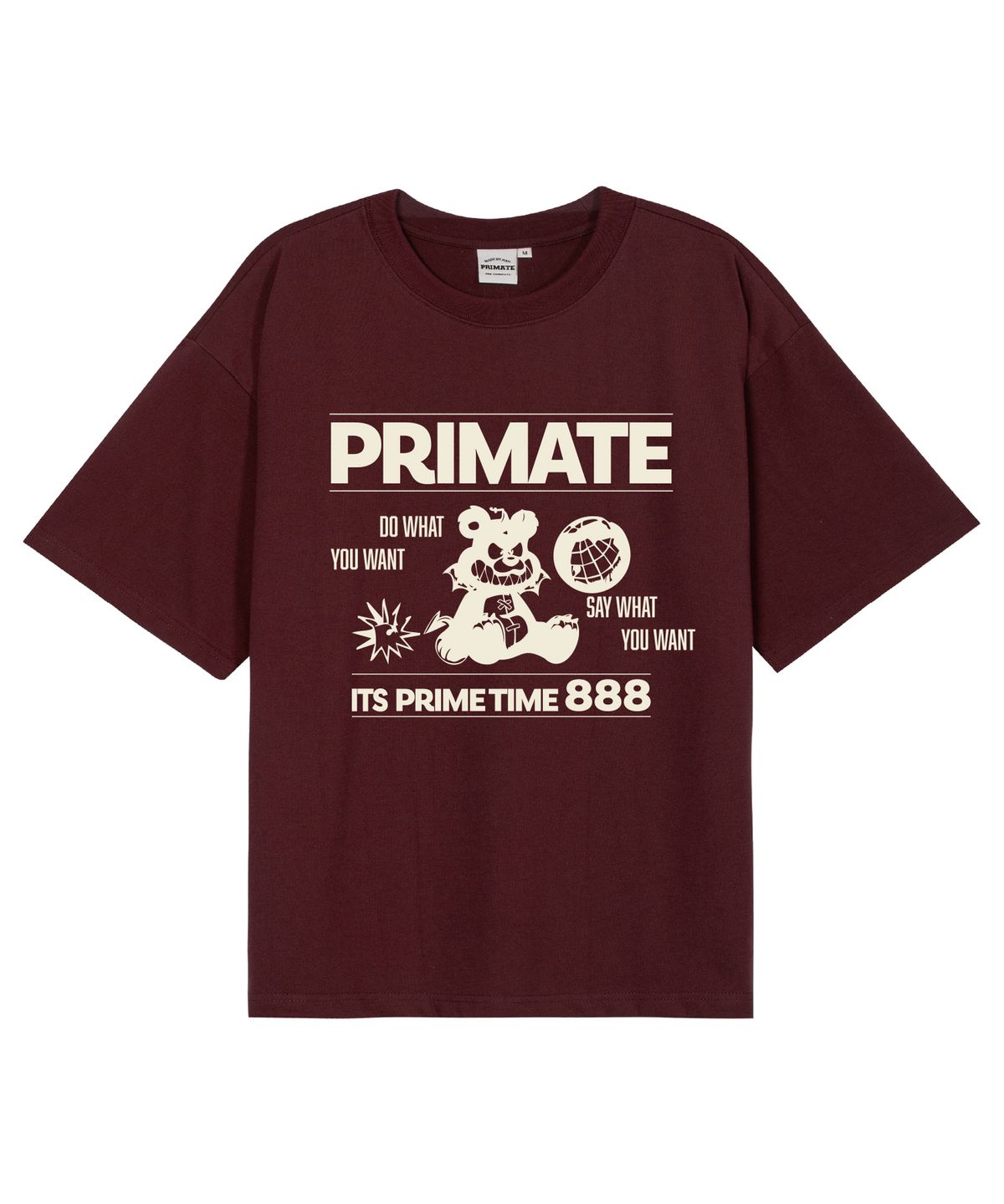 프라임에이트(PRIMATE) [COOL COTTON] YUNNO 오버핏 반팔티셔츠 7 COLORS