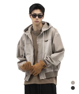 후드 봄버[2컬러]