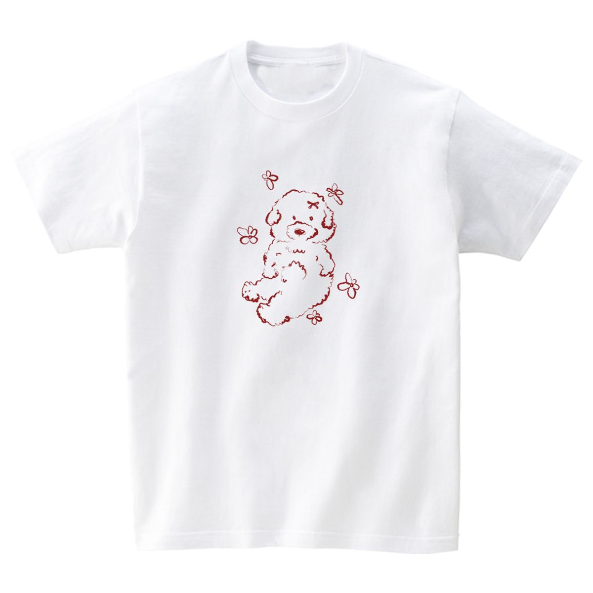 어썸어스(AWESOMEUS) A pretty puppy T-SHIRTS_4COLOR