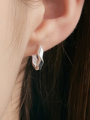 [Cotidiano] Twist Silver Earring Ie400