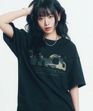 MRT 카모 아플리케 반팔티