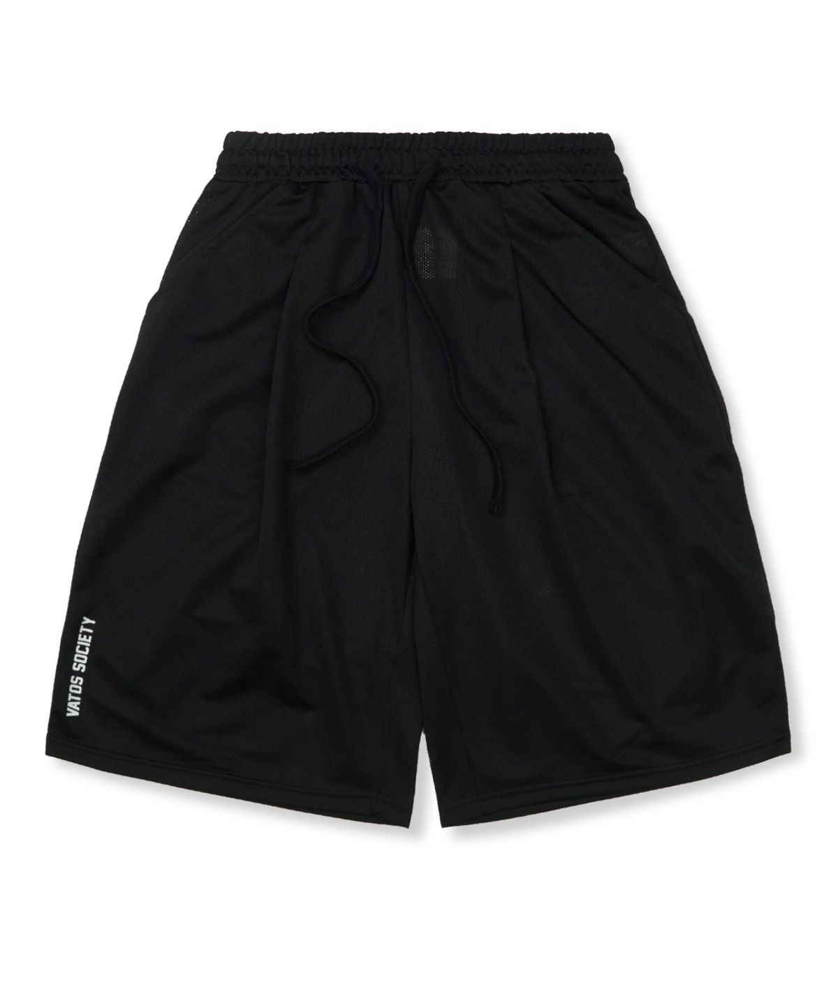 스티그마(STIGMA) Mesh Wide Bermuda Pants Black