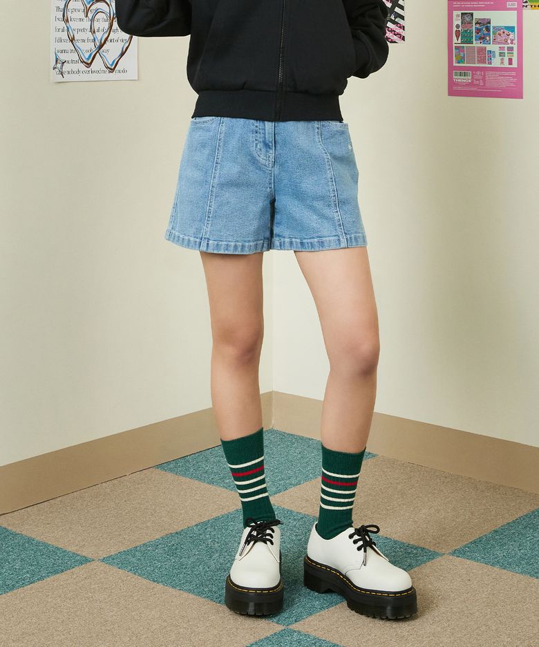 KL41771 주니어 뮤즈 숏데님