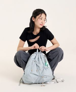 윌로우 스트링 나일론 백팩_10113BP