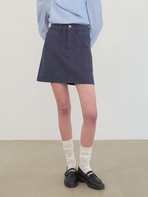 빈티지 데님 미니스커트 NEJ5SS210