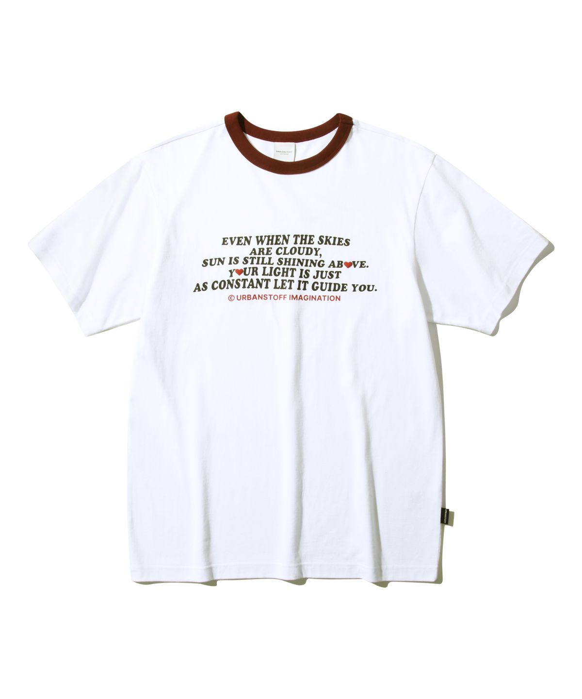 어반스터프(URBANSTOFF) 클라우드 넥 익스프레션 티 (화이트)