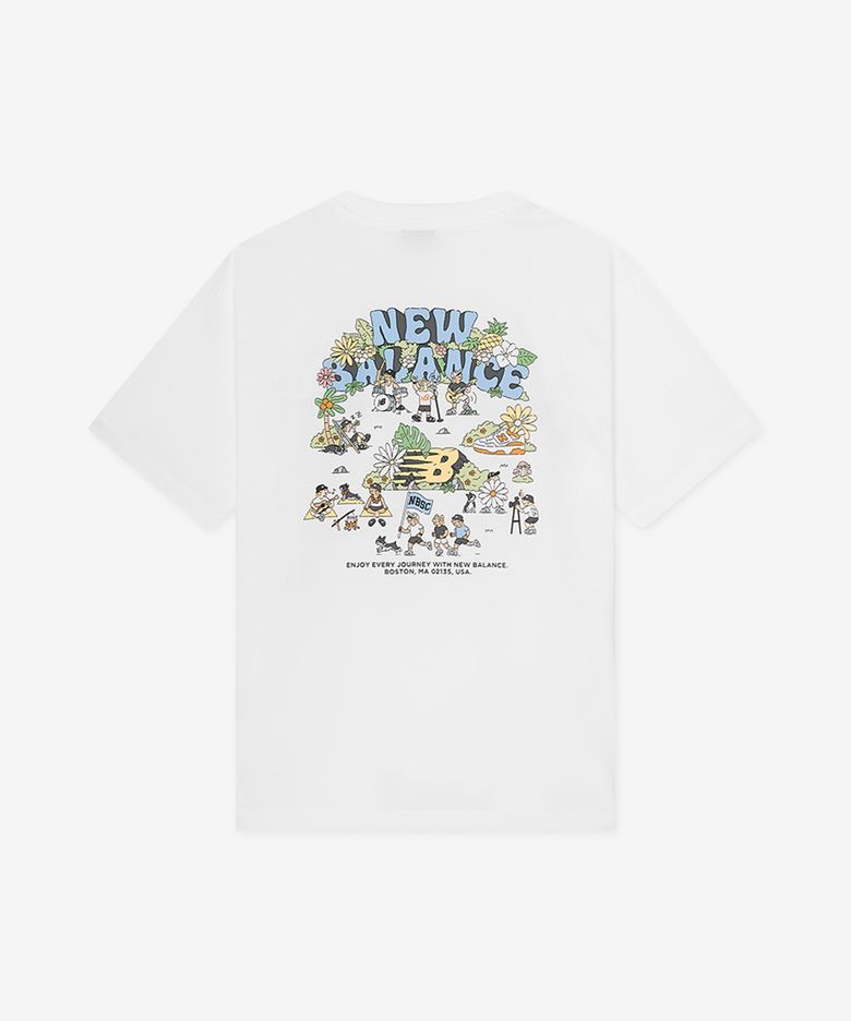 NBNEGCO207 / UNI NB BOY 피크닉 페스티벌 반팔티 (WHITE)
