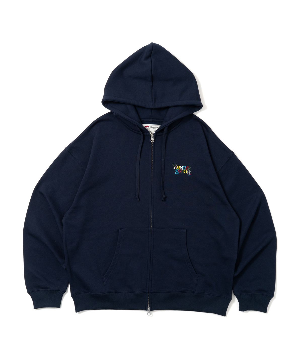 비욘드클로젯(BEYOND CLOSET) [BEYOND CLOSET x YOUNGER SONG] 후드 집업 네이비