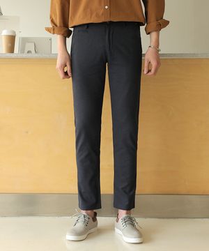 스판 데님 슬랙스 팬츠