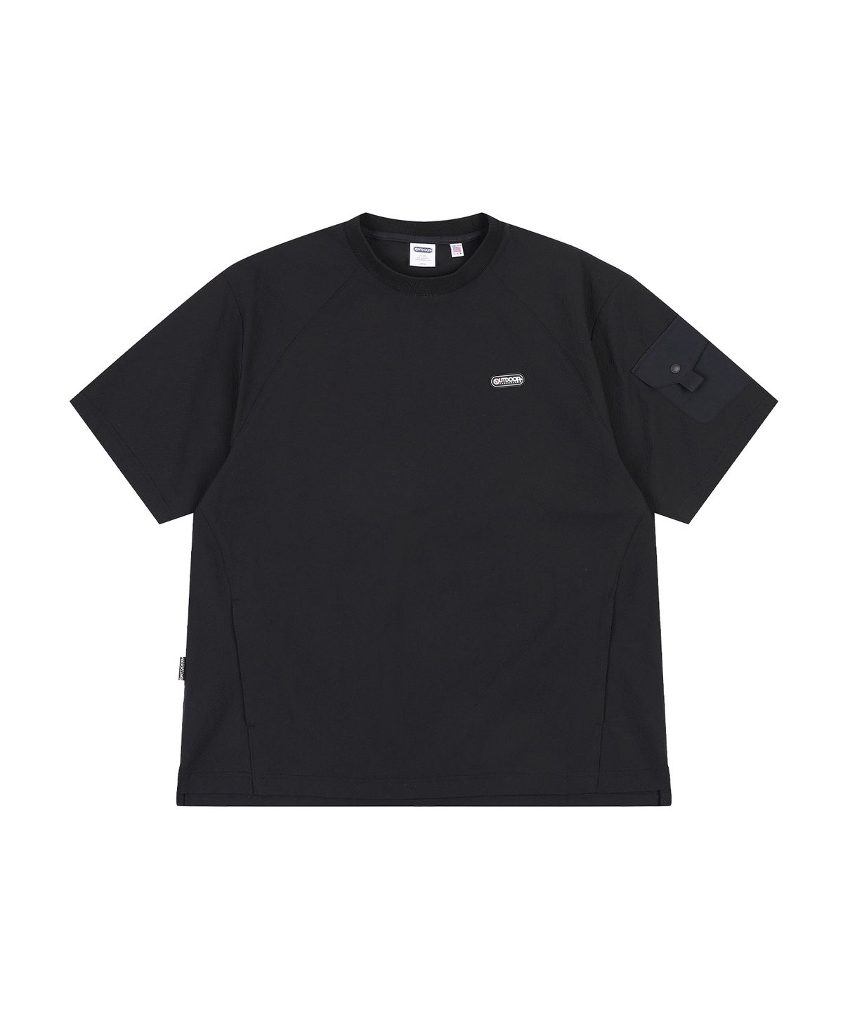 아웃도어 프로덕츠(OUTDOOR PRODUCTS) SHEER SUCKER T SHIRTS (BLACK)