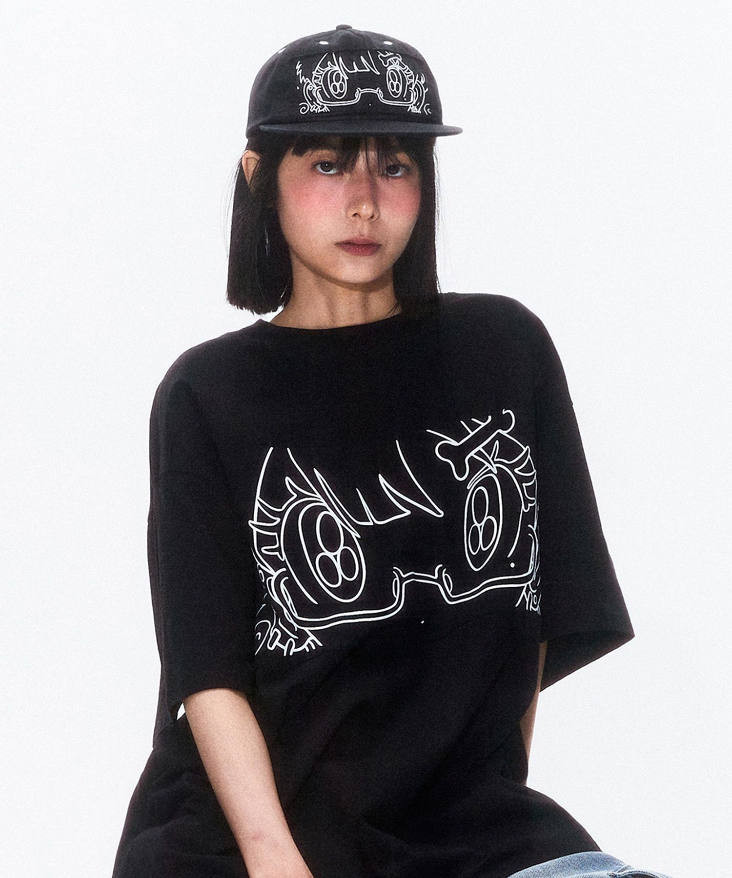 MUSINSA公式 | KIRSH Kirsh x Sunwonbird Big Oversized Eye T