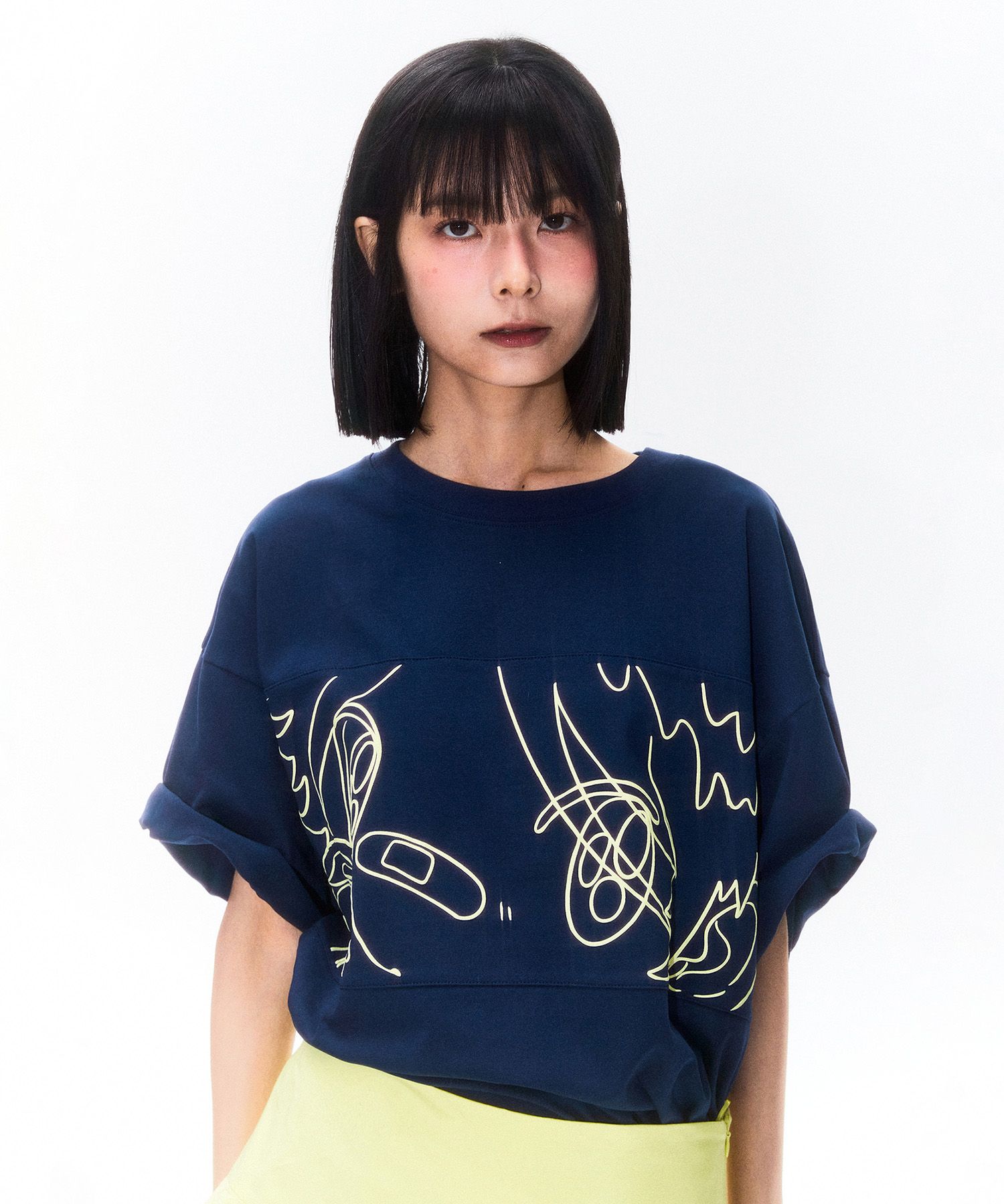 [KIRSH] KIRSH X SUNONEBIRD BIG OVER SIZE EYE T-SHIRT /追跡付 MUSINSA | KIRSH Kirsh x Sunwonbird Big Oversized Eye T-Shirt