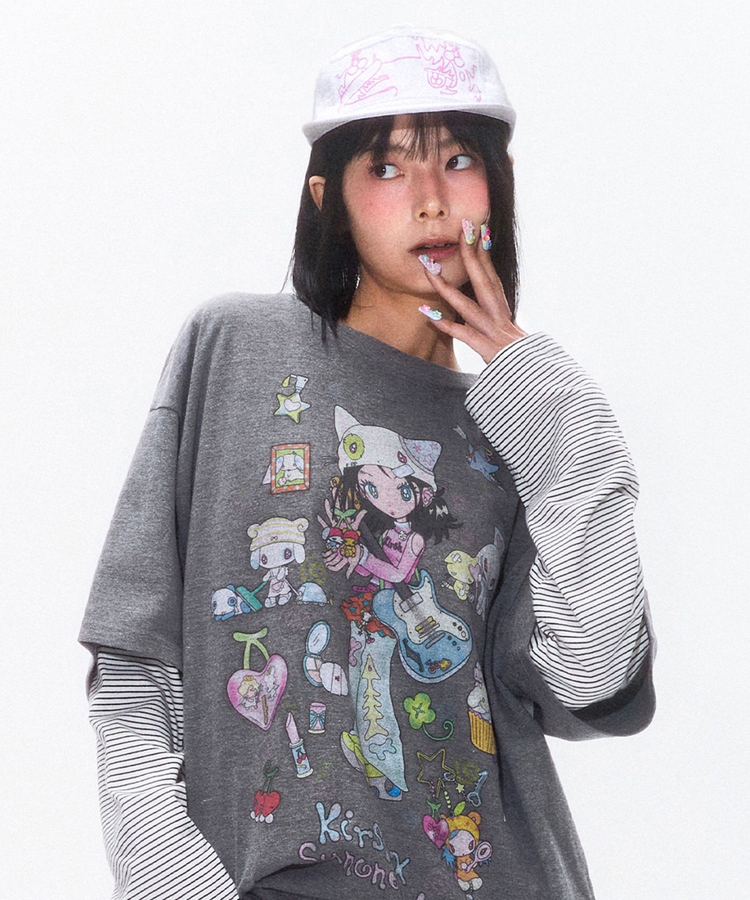 MUSINSA | KIRSH Kirsh x Sun One Bird Big Oversized Graphic T