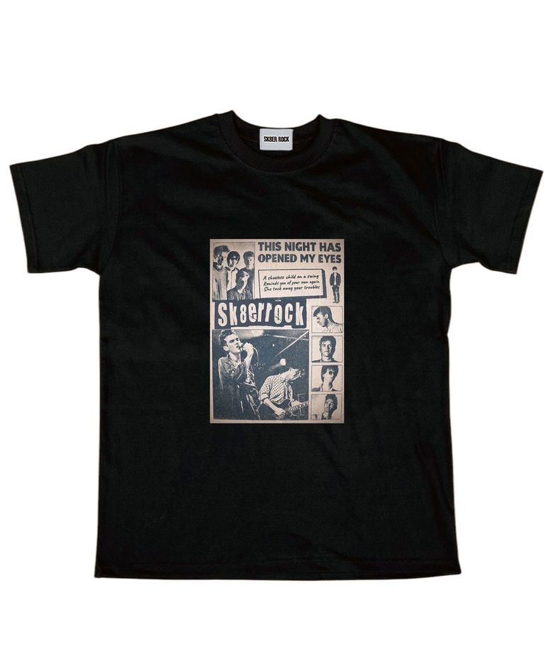 Band Poster T-shirt ((black))