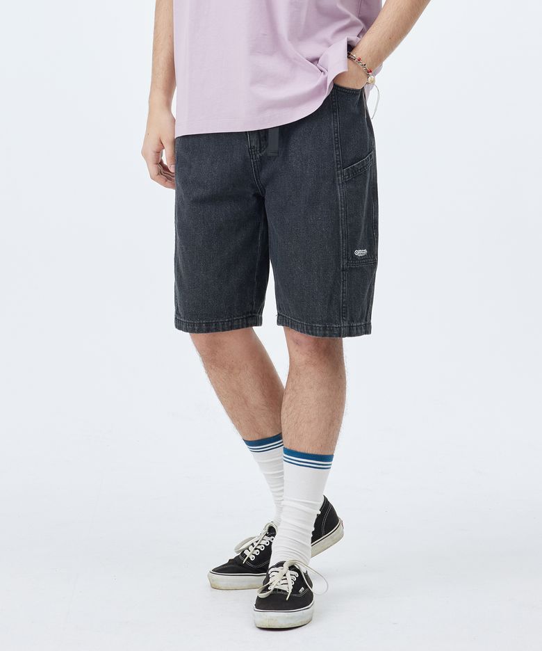 DENIM SHORT (GRAY)