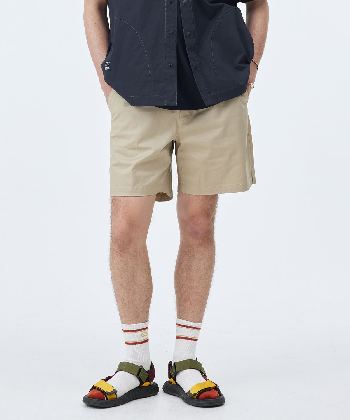 아웃도어 프로덕츠(OUTDOOR PRODUCTS) BASIC COTTON SHORTS (BEIGE)