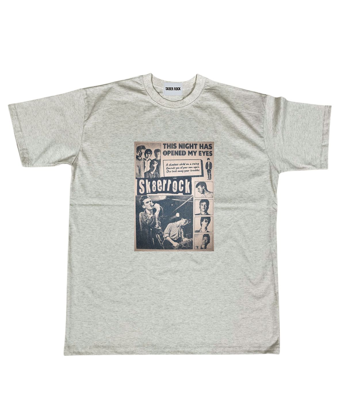 스케이터락(SK8ER ROCK) Band Poster T-shirt ((oatmeal))