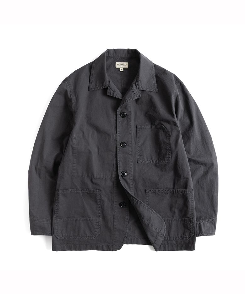 W23 COTTON CHORE JACKET (ash black)