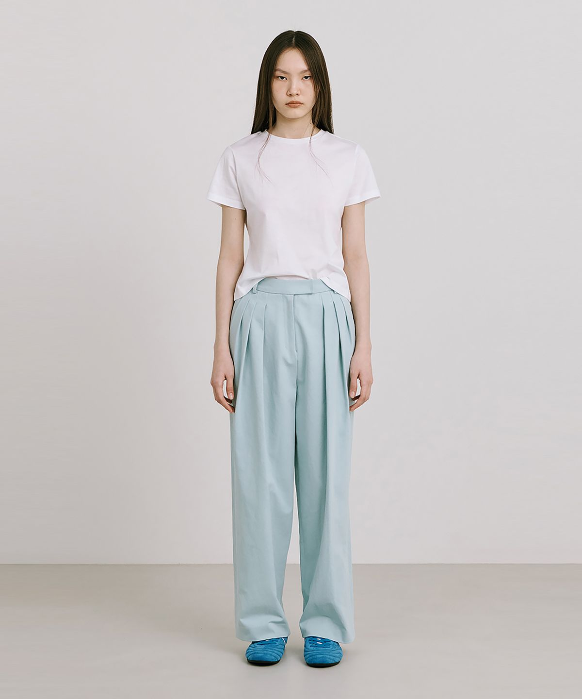 분더캄머(WNDERKAMMER) 25 Basic Short Sleeve T_White(25 베이직 반팔T_화이트)